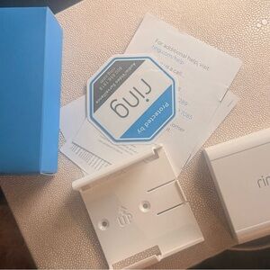 Ring Blue and White Security Accessories